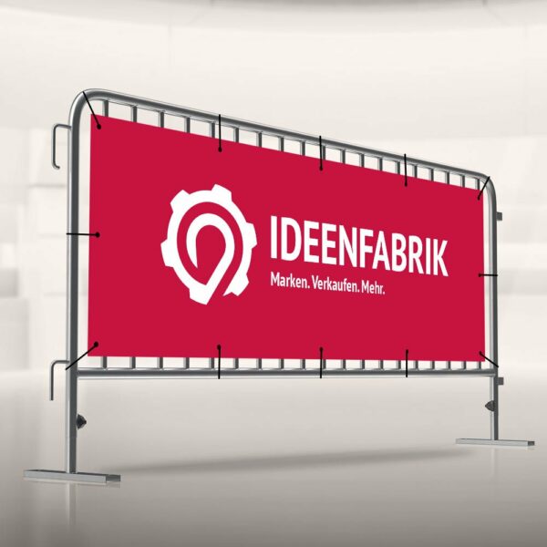 Planen für Absperrgitter Planen für Absperrgitter