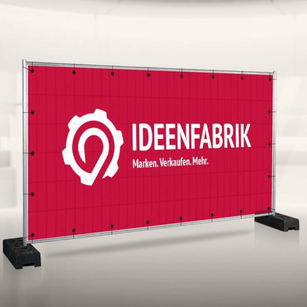 Bauzaunplane drucken Bauzaunplane drucken