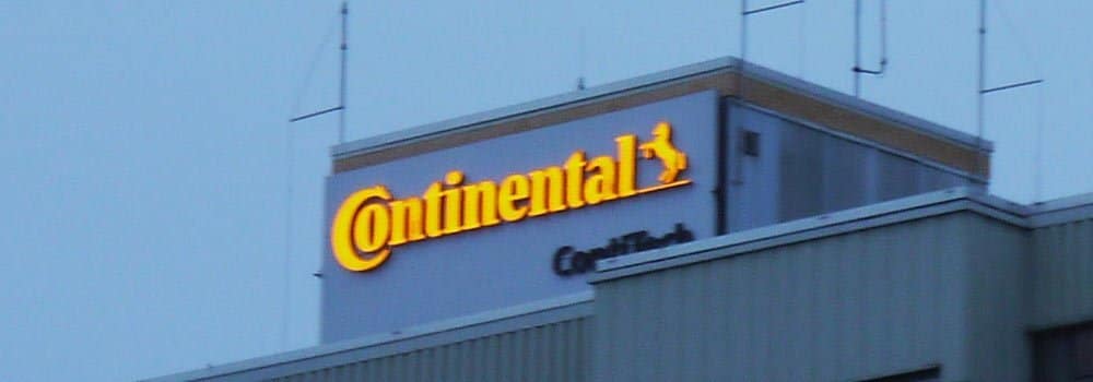 Leuchtwerbung Continental Waltershausen