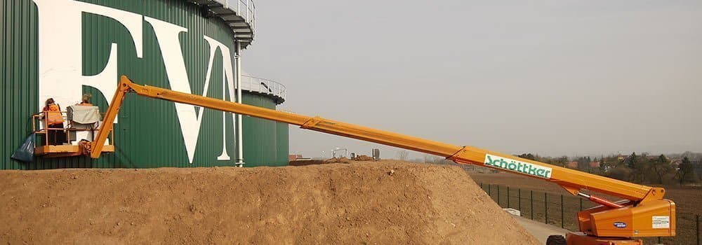 Silo-Werbeanlage EVN Biomethan