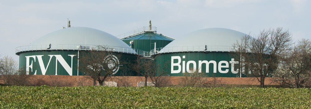 Silo-Werbeanlage EVN Biomethan