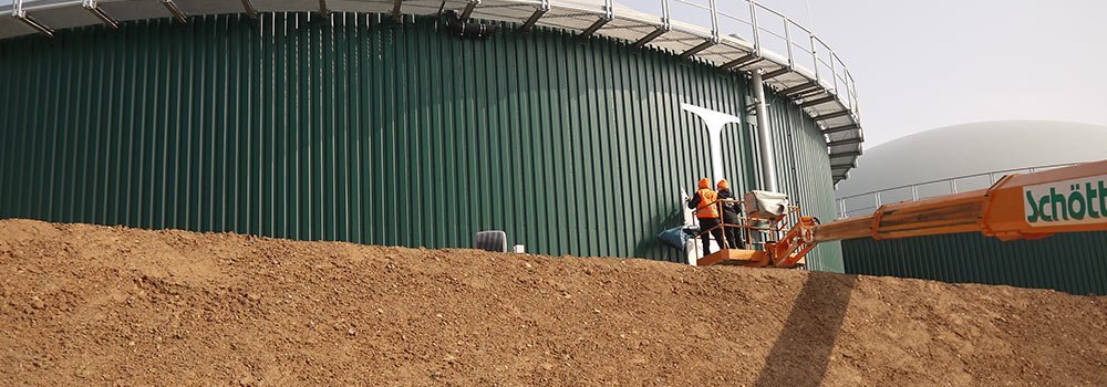 Silo-Werbeanlage EVN Biomethan