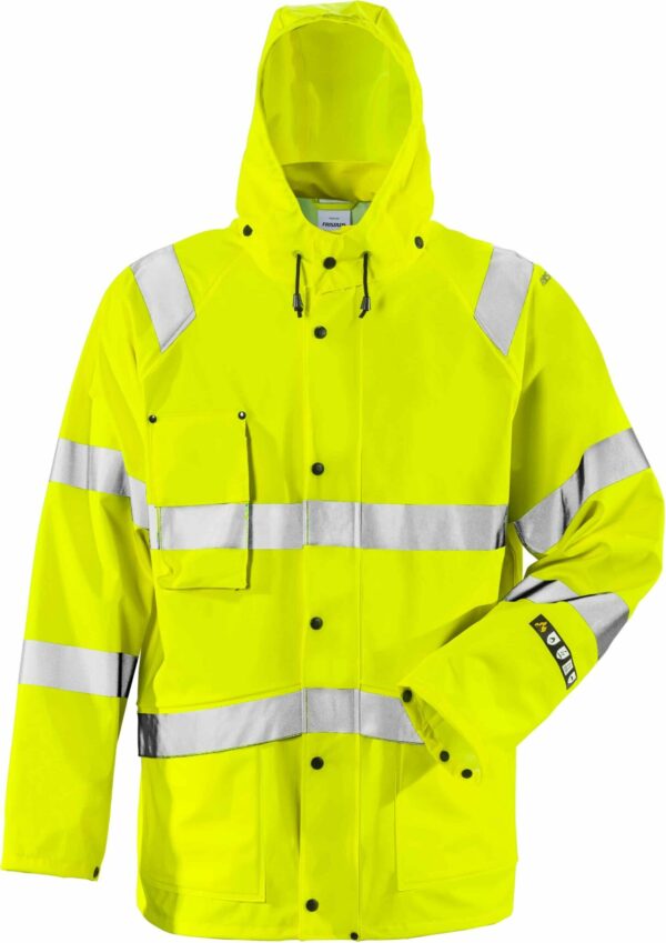 Flame High Vis Regenjacke Kl. 3 4845 RSHF | Fristads Flame High Vis Regenjacke Kl. 3 4845 RSHF | Fristads