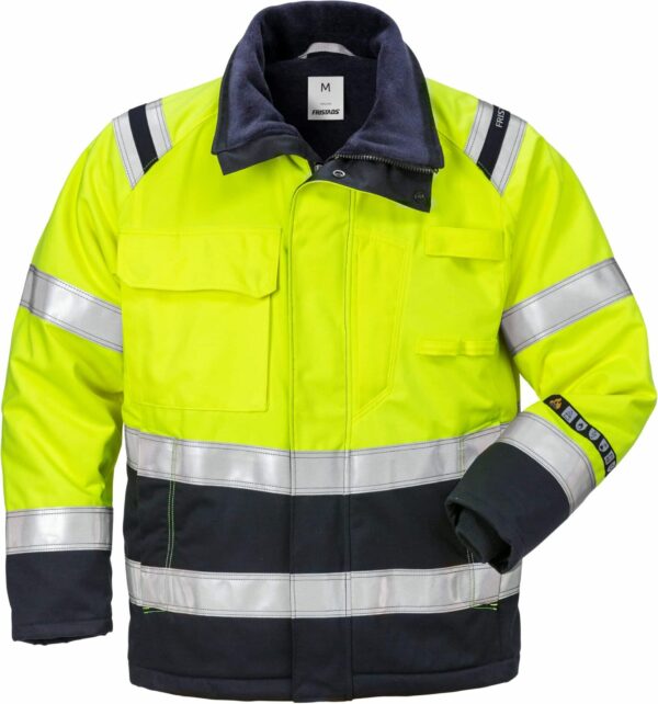Flamestat High Vis Winterjacke Kl. 3 4185 ATHS | Fristads Flamestat High Vis Winterjacke Kl. 3 4185 ATHS | Fristads