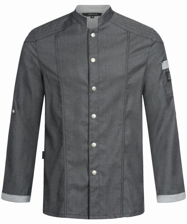 Herren-Kochjacke im Bikerstyle | Greiff | RF Cuisine Premium Herren-Kochjacke im Bikerstyle | Greiff | RF Cuisine Premium