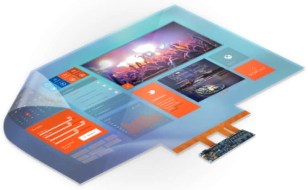 Displax Multitouch-Folie