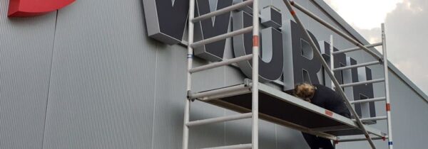 Leuchtwerbung Würth Mühlhausen