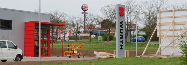 Pylone Würth Mühlhausen