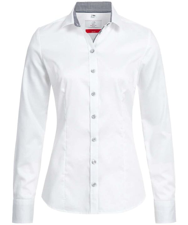 Damen-Bluse 65601 | Slim Fit | Greiff Premium-Kollektion Damen-Bluse 65601 | Slim Fit | Greiff Premium-Kollektion