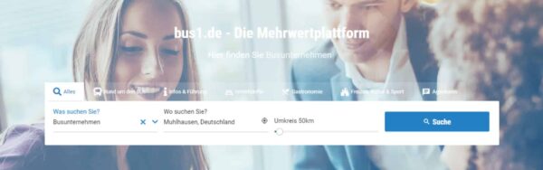 bus1.de – Neues Layout bringt noch mehr Übersicht bus1.de – Neues Layout bringt noch mehr Übersicht