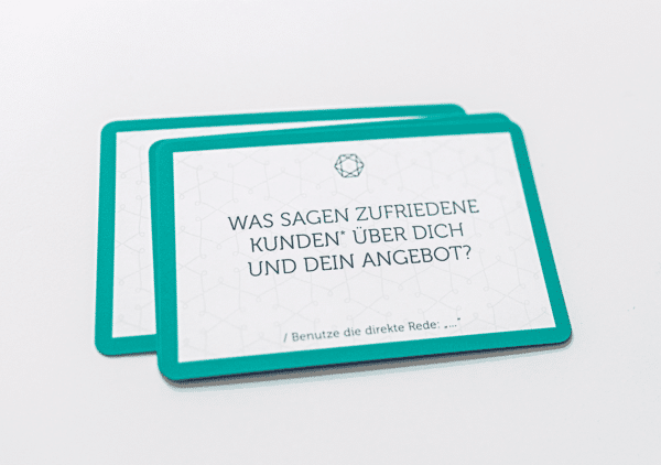 Coding Cards - Marken-Workshop