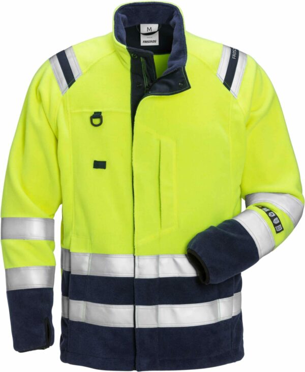 Flamestat High Vis Fleecejacke Kl. 3 4063 ATF | Fristads Flamestat High Vis Fleecejacke Kl. 3 4063 ATF | Fristads