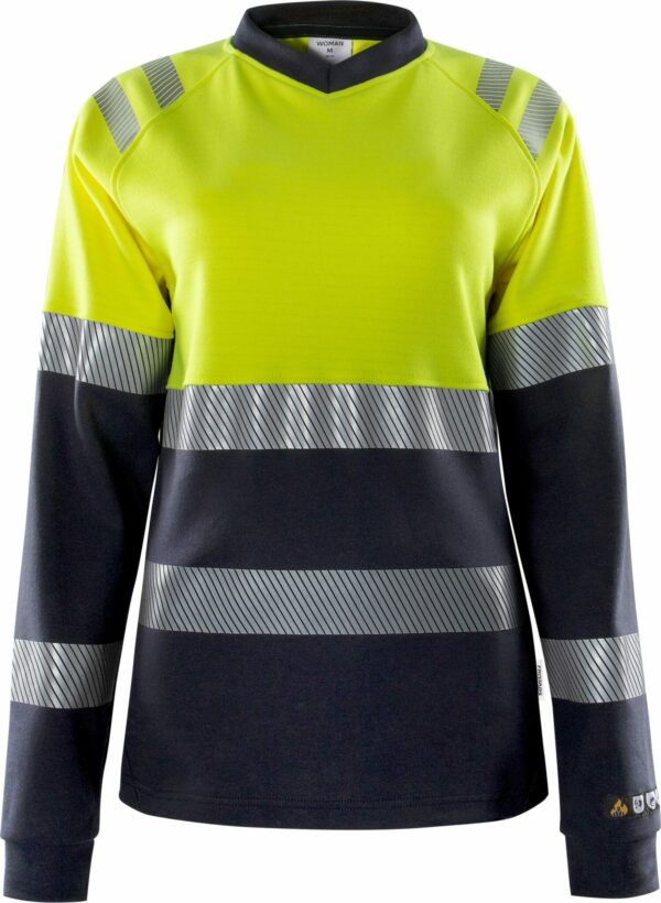 Damen Flamestat High Vis T-Shirt Kl. 1 7108 TFL | Fristads | Flammschutz Damen Flamestat High Vis T-Shirt Kl. 1 7108 TFL | Fristads | Flammschutz