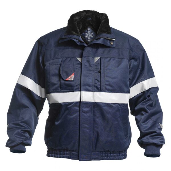 Pilotjacke Mit Reflexstreifen Pilotjacke Mit Reflexstreifen