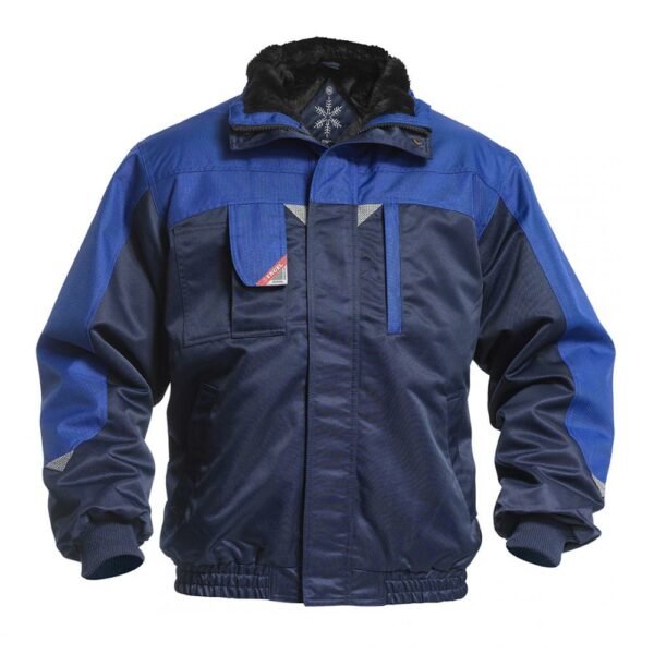 Zweifarbige Pilotjacke Zweifarbige Pilotjacke