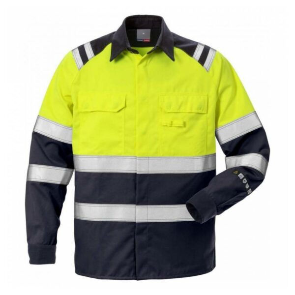 Flamestat High Vis Hemd Kl. 1 7051 ATS | Fristads Flamestat High Vis Hemd Kl. 1 7051 ATS | Fristads