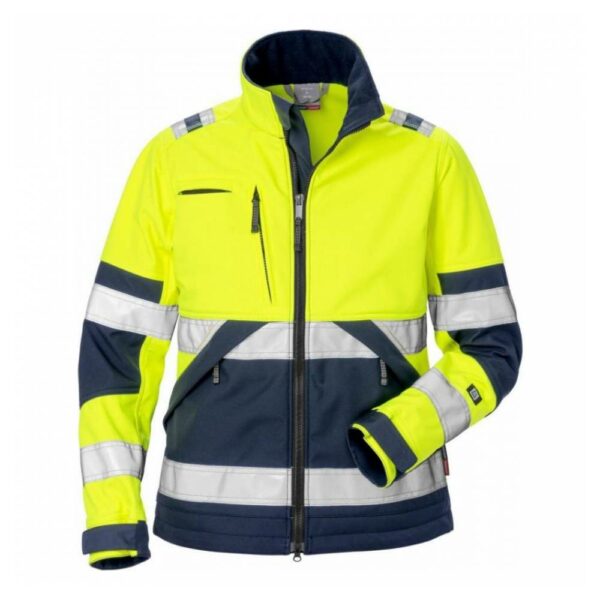 High Vis Softshell-Jacke Damen Kl. 2 4183 WYH | Fristads High Vis Softshell-Jacke Damen Kl. 2 4183 WYH | Fristads