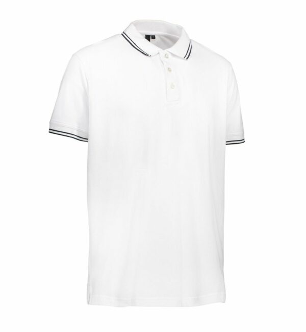 Stretch contrast poloshirt Stretch contrast poloshirt