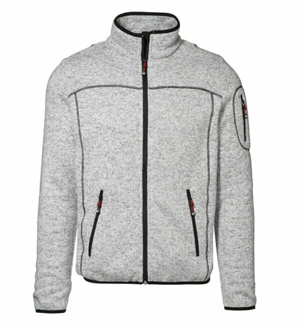 Strickfleece Herrenjacke Strickfleece Herrenjacke